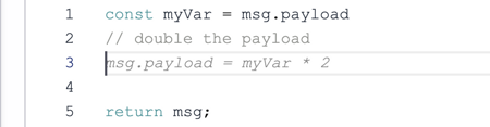 inline code completions