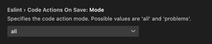 ESLint - Action on Save