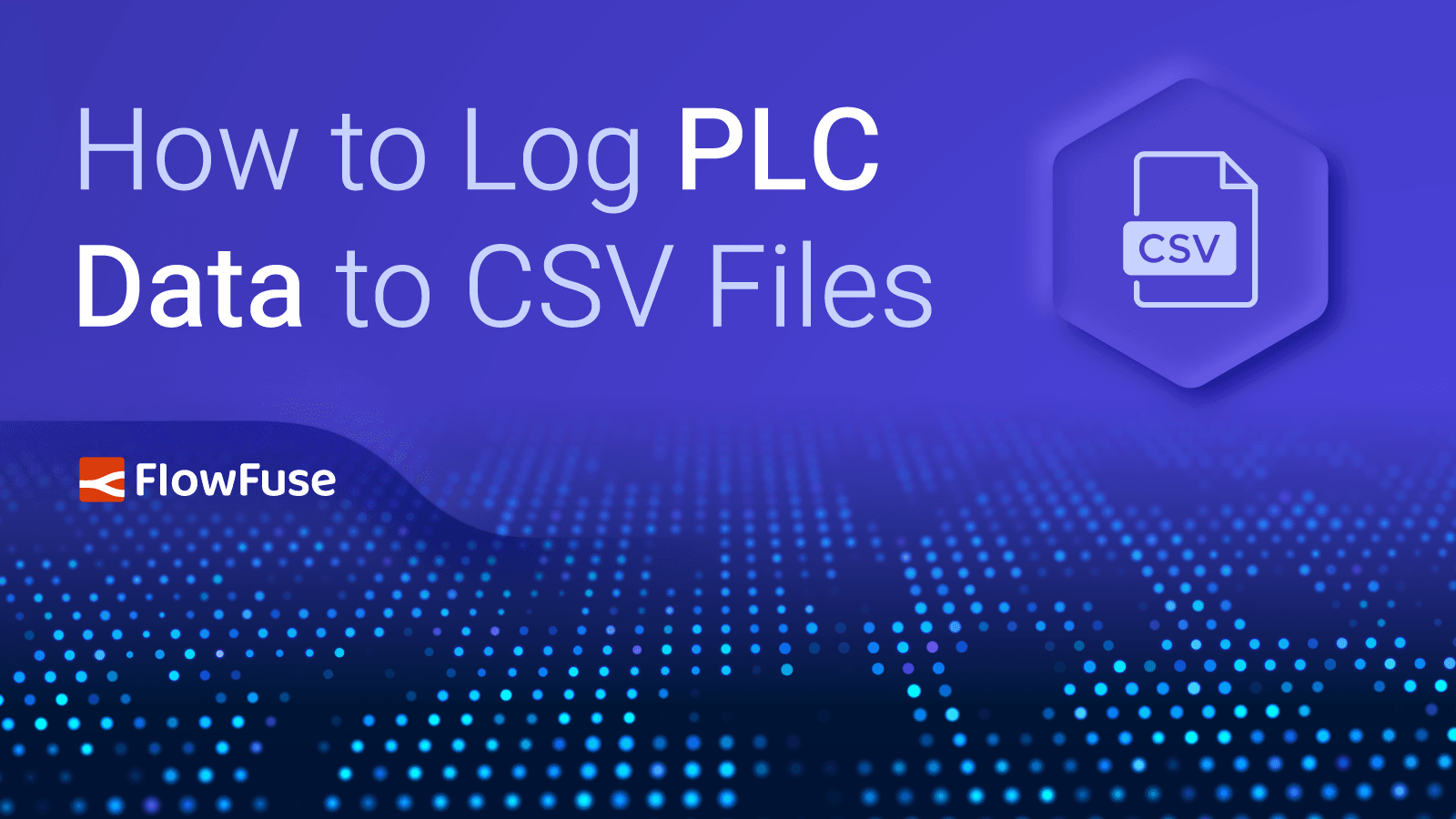 PLC data logging illustration