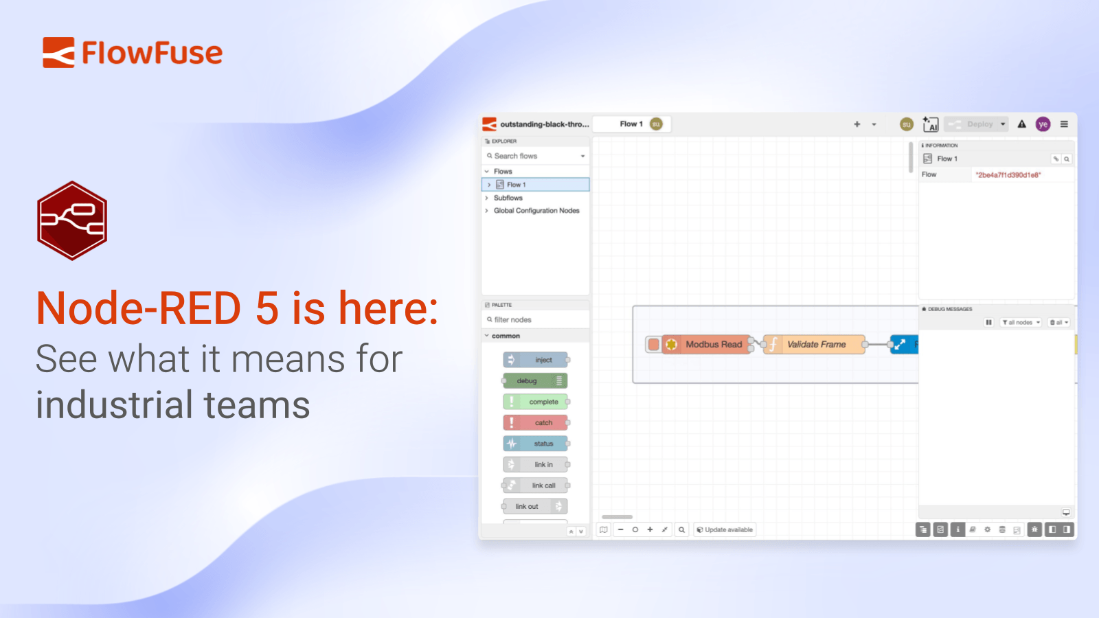 Image representing Node-RED 5 Is Here: What It Means for Industrial Teams